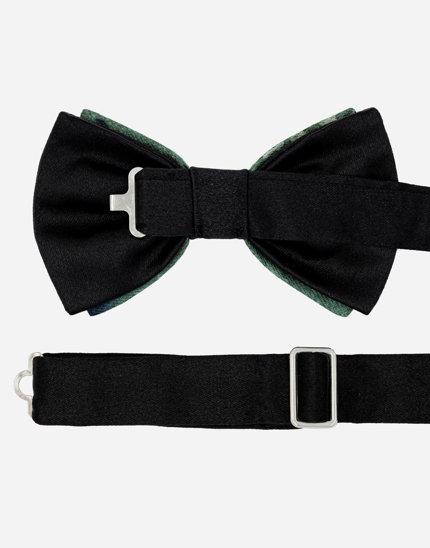 Papillon Verde Nero Design Artigianale