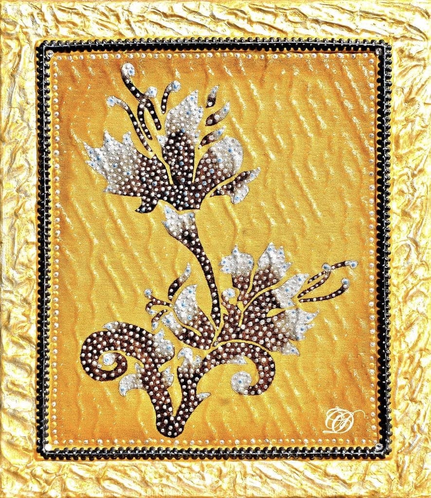 Tentazione D'Oriente - Fiori e Arabeschi in Oro