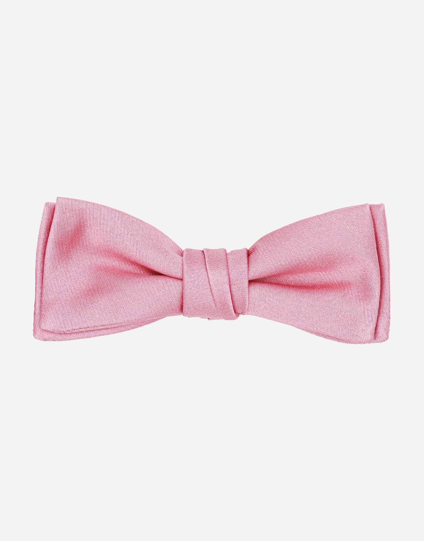 Papillon Batwing Annodato in Raso Rosa