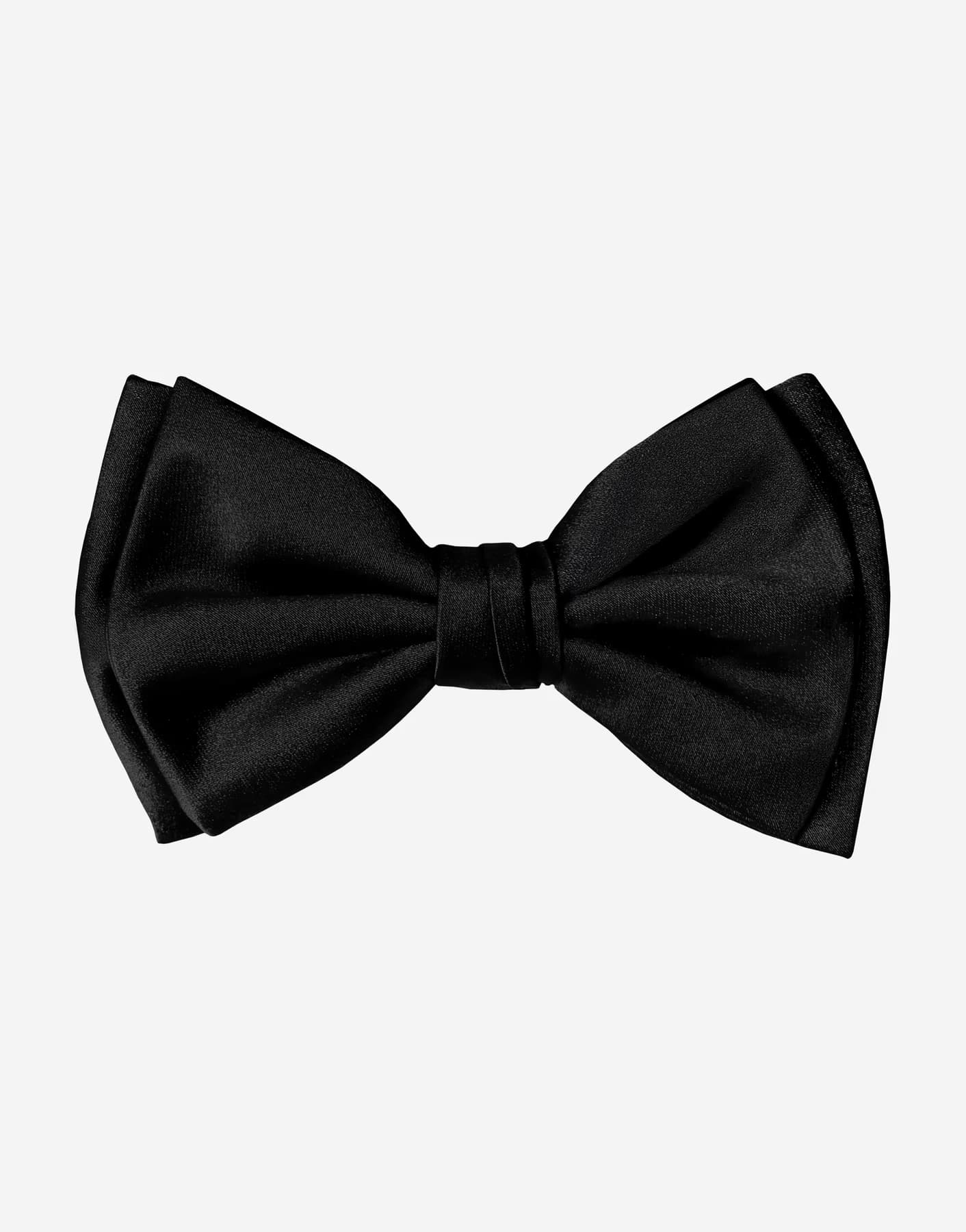 Papillon in seta nero