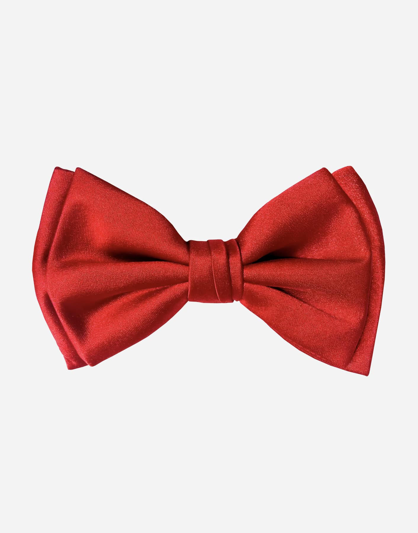 Papillon in seta rosso