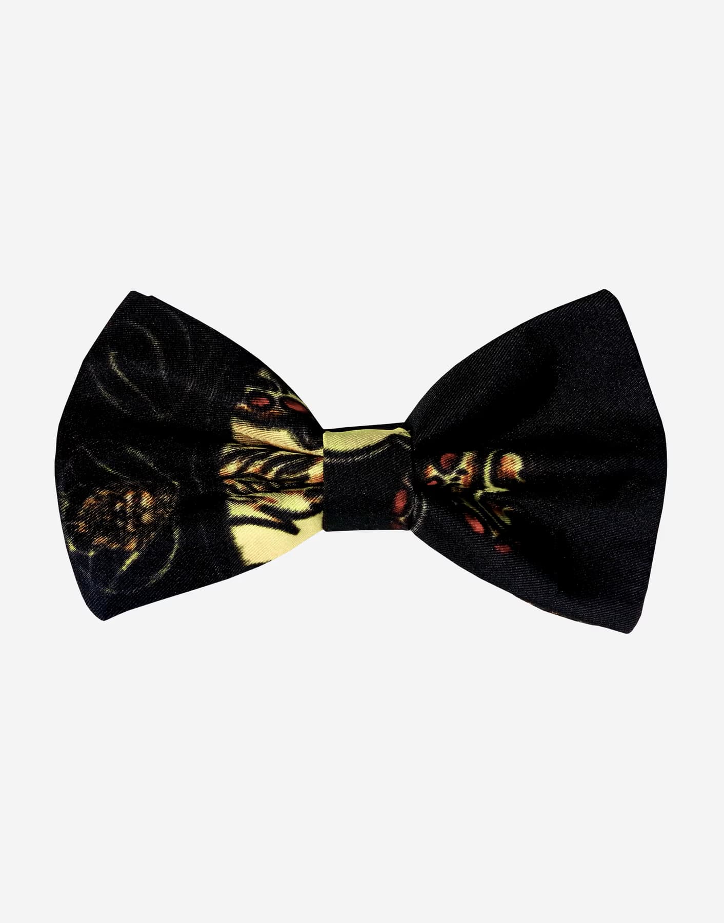 Papillon Raso di Seta Nero e Oro
