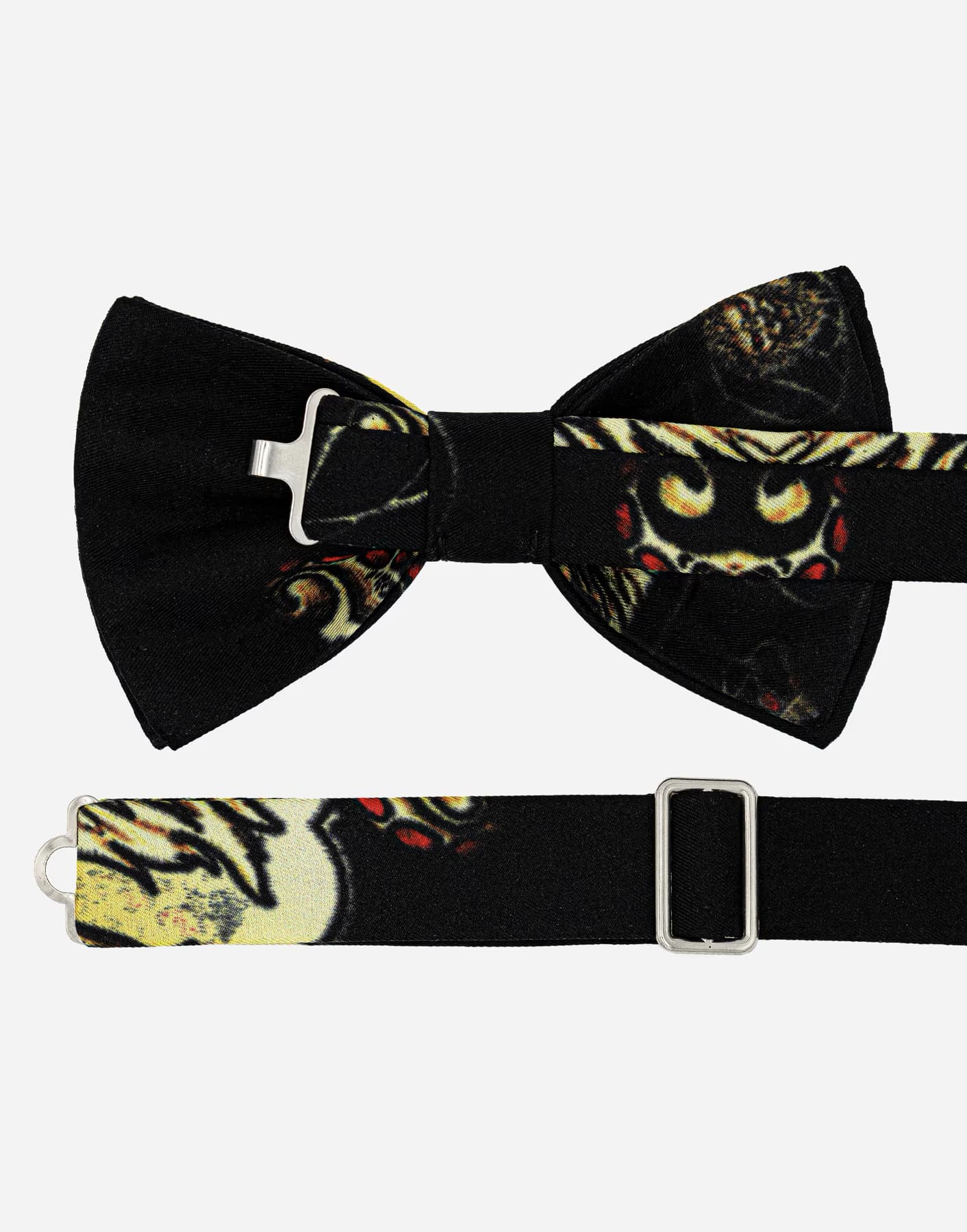 Papillon Raso di Seta Nero e Oro
