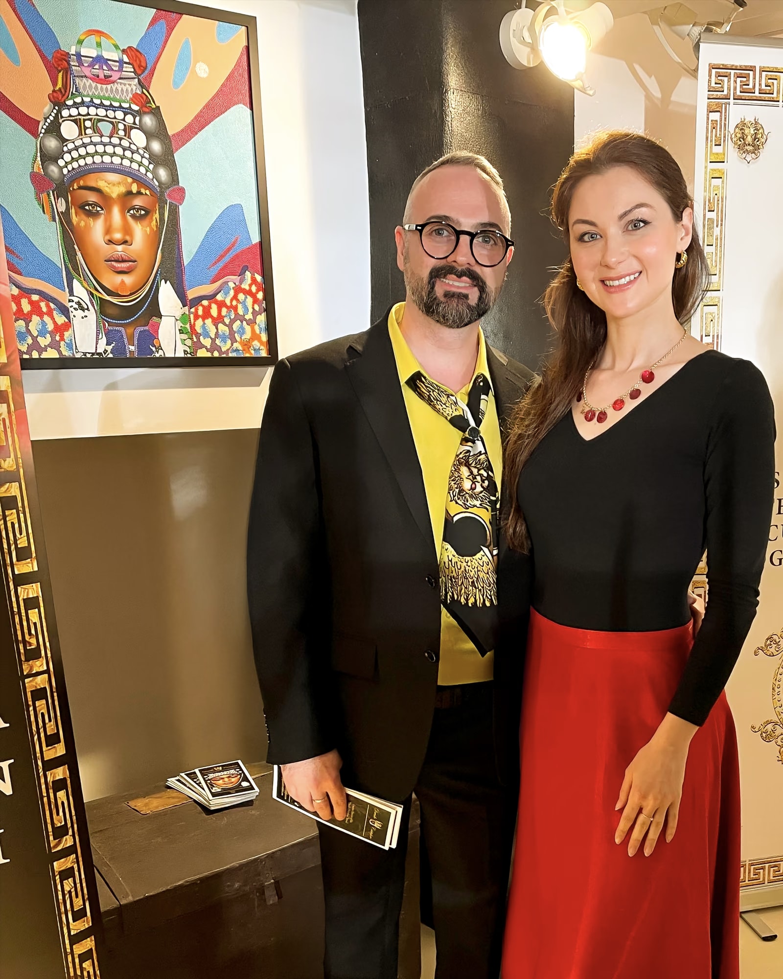 Davide Cristofaro mit Melissa vor Zoe im Spiegelsaal